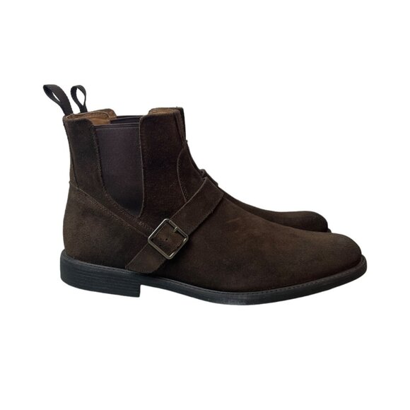 Johnston & Murphy Men\'s Brown Suede Waterproof Xc4 Watts Boots Sz 8.5
